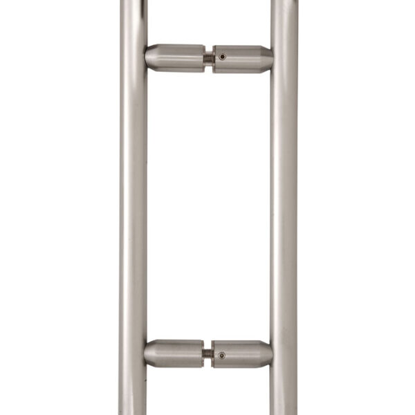 Crescent Style BacktoBack Pull Handles Without Metal Washers Shower